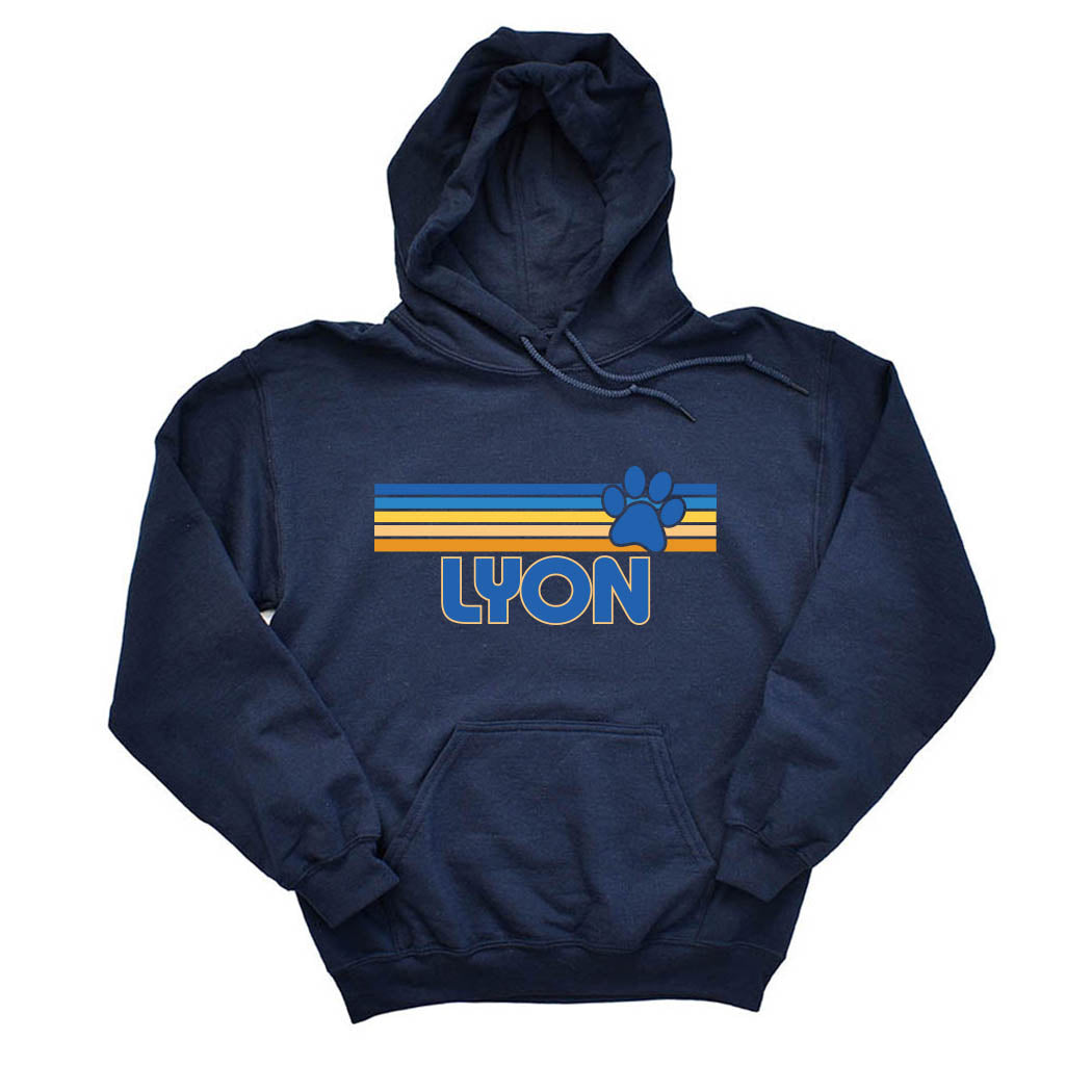 Sunset Stripes ~ Cotton Tee ~ Lyon Elementary School