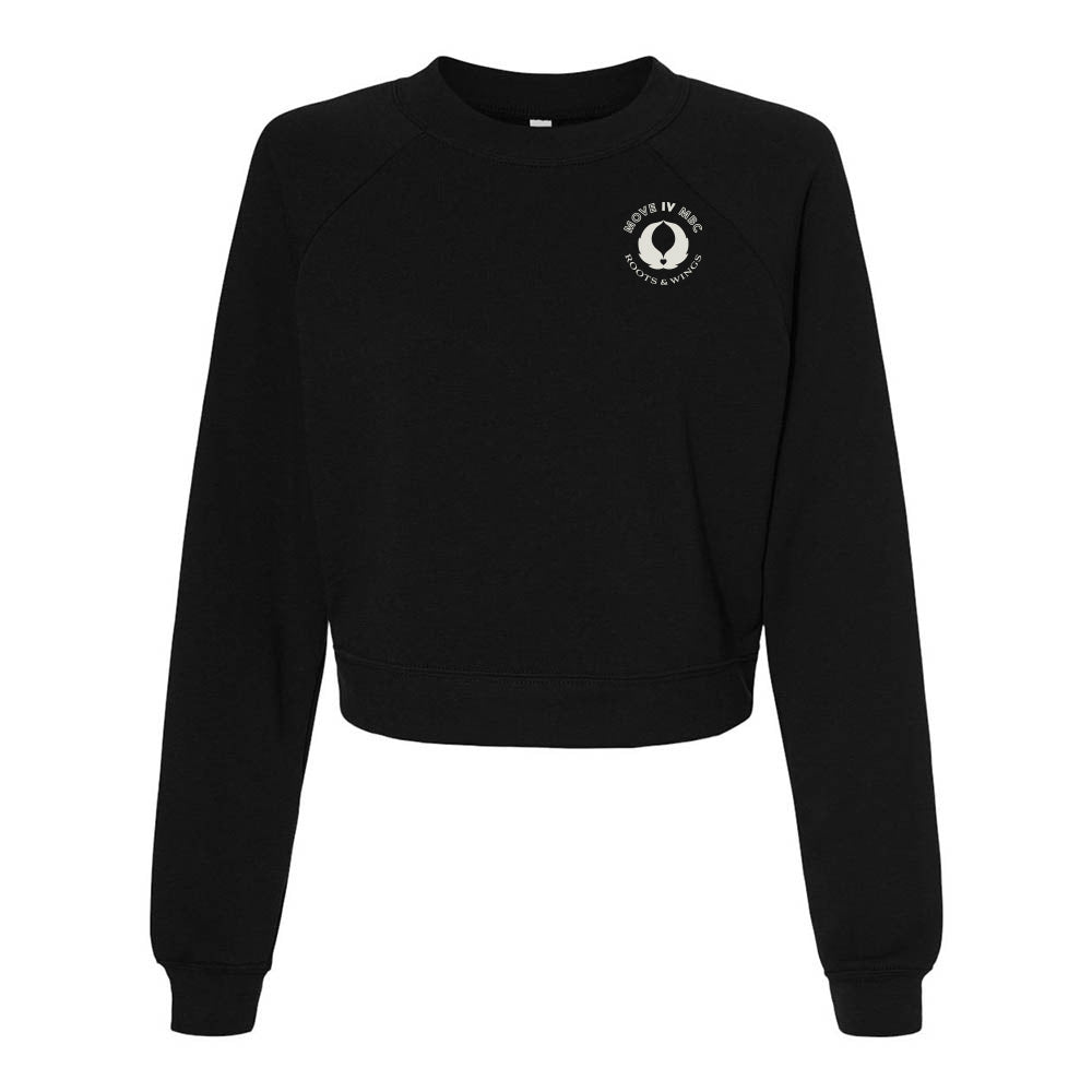 M4MBC ~ Women's Crewneck Sweatshirt ~ Roots & Wings Charitable Foundation-black