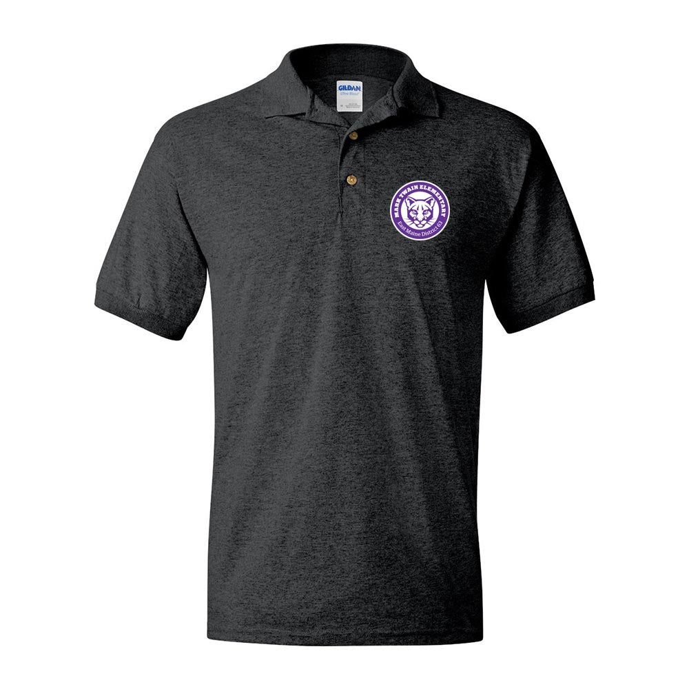 Logo 50/50 Polo ~ Mark Twain Elementary School