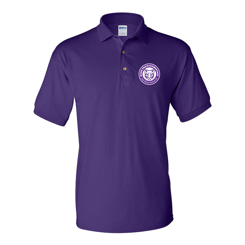 Logo 50/50 Polo ~ Mark Twain Elementary School
