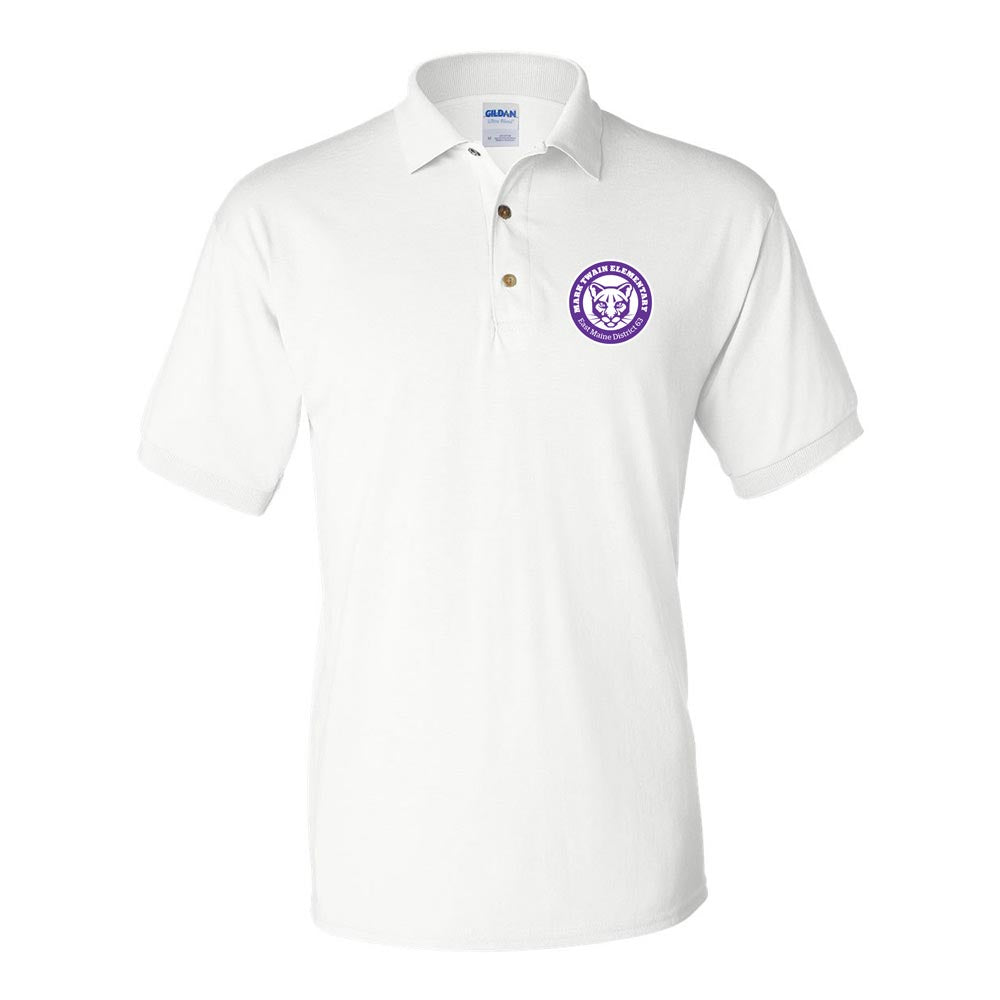 Logo 50/50 Polo ~ Mark Twain Elementary School