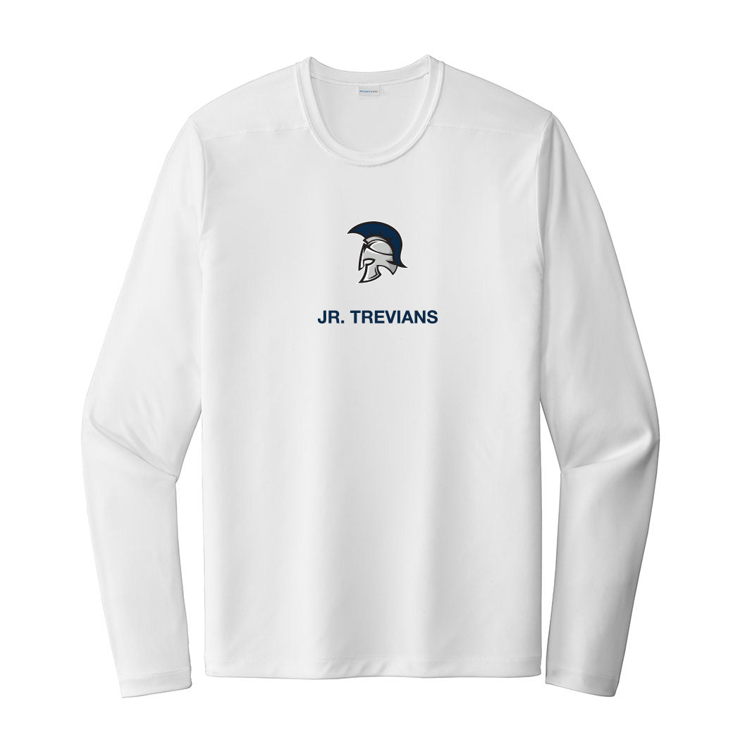 Mascot Jr. Trevians ~ Performance Long Sleeve Tee ~ Wilmette Jr. Trevians Hockey