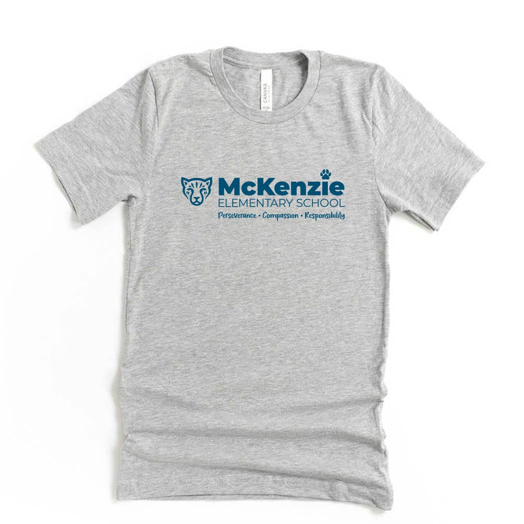 Bold McKenzie ~ Jersey T-Shirt ~ McKenzie Elementary School