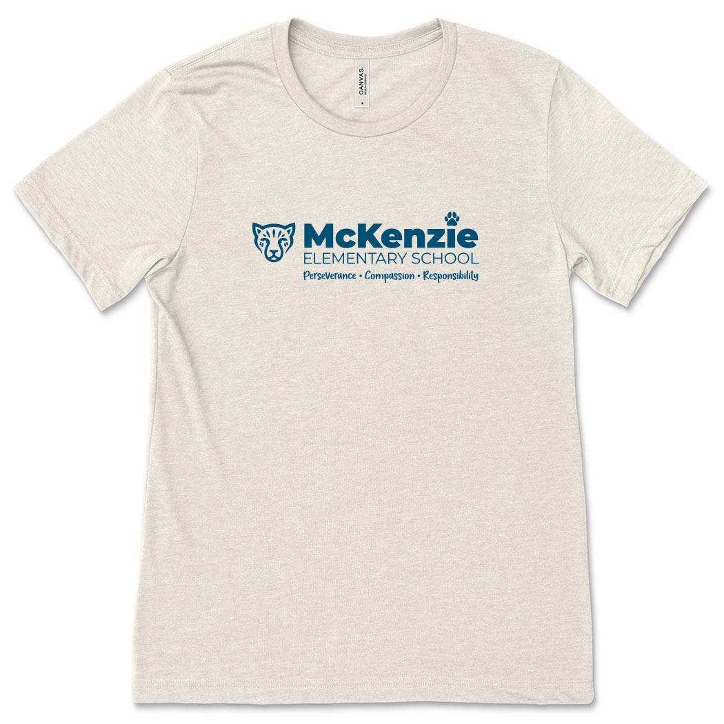 Bold McKenzie ~ Jersey T-Shirt ~ McKenzie Elementary School