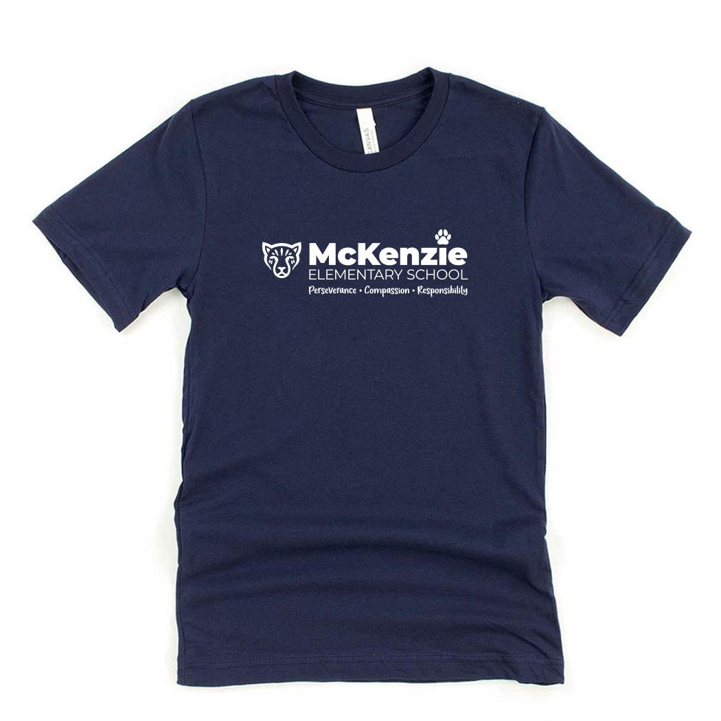 Bold McKenzie ~ Jersey T-Shirt ~ McKenzie Elementary School