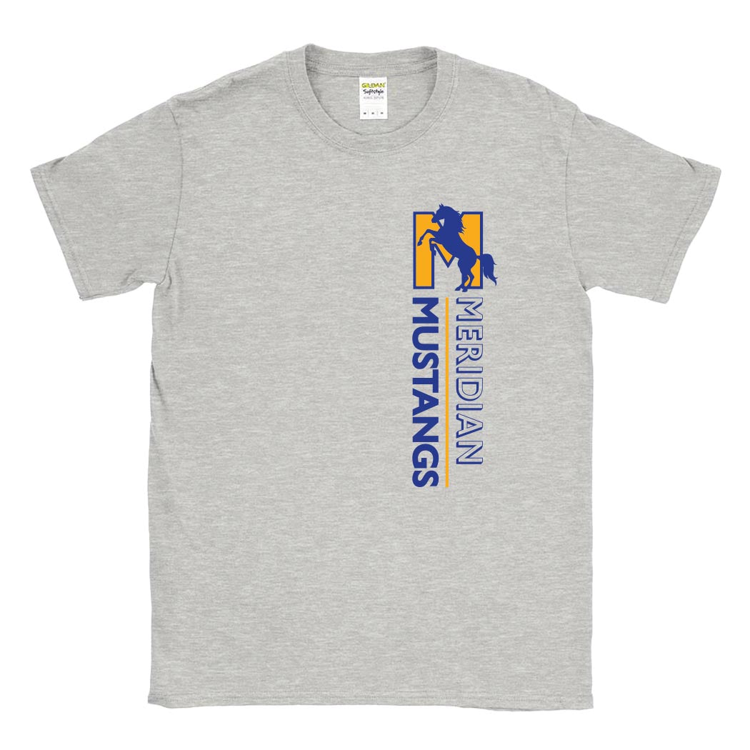 Vertical Sidebar ~ Cotton T-Shirt ~ Meridian School