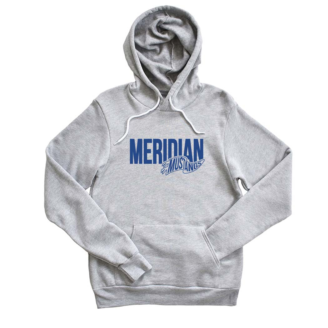 Mustang Pennant ~ Hoodie ~ Meridian School