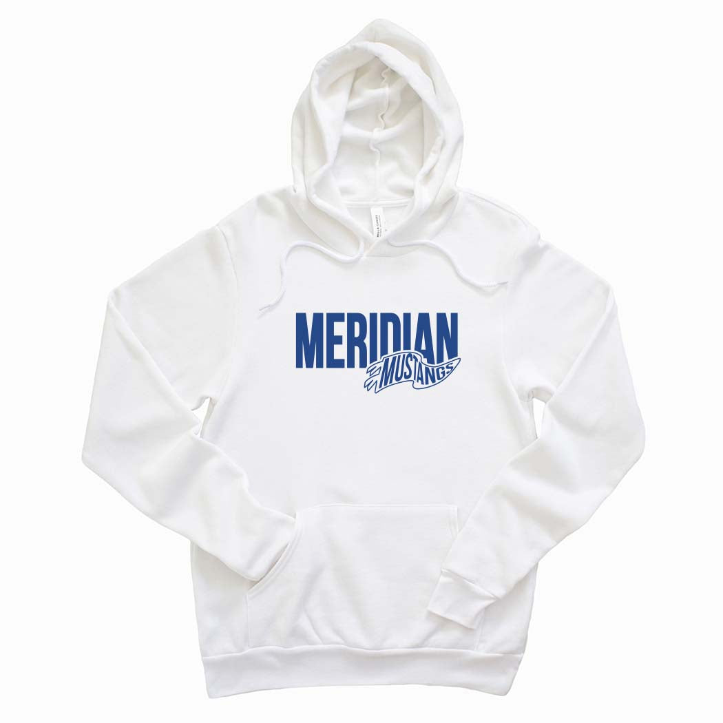 Mustang Pennant ~ Hoodie ~ Meridian School