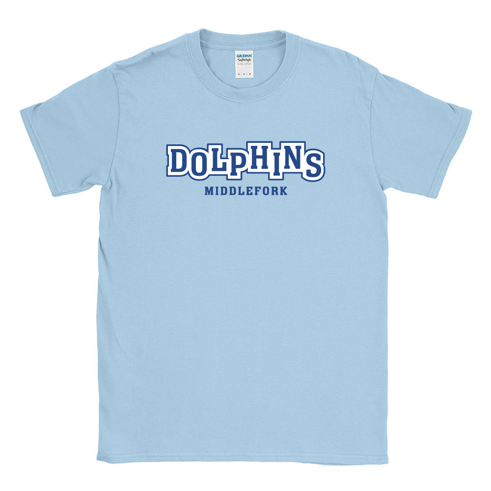 Jumping Dolphins ~ Cotton T-Shirt ~ Middlefork Elementary School