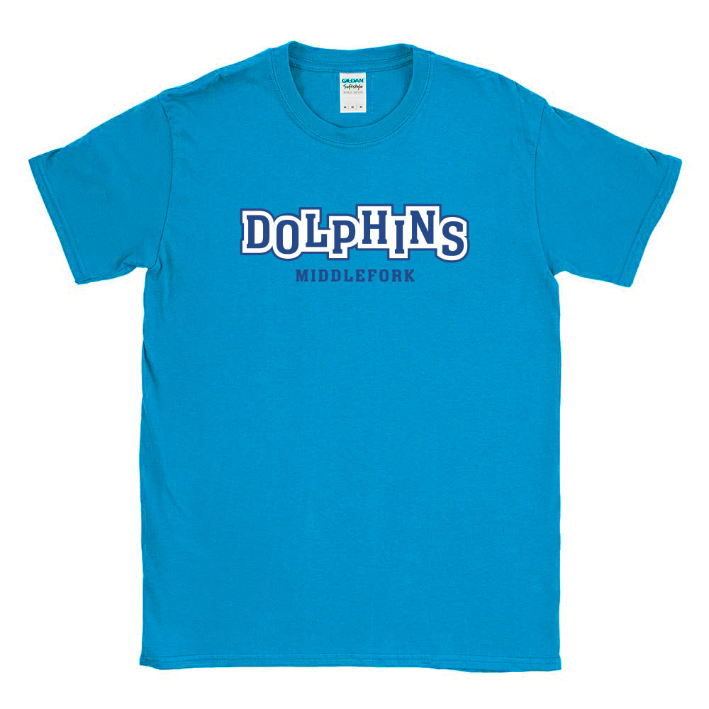 Jumping Dolphins ~ Cotton T-Shirt ~ Middlefork Elementary School