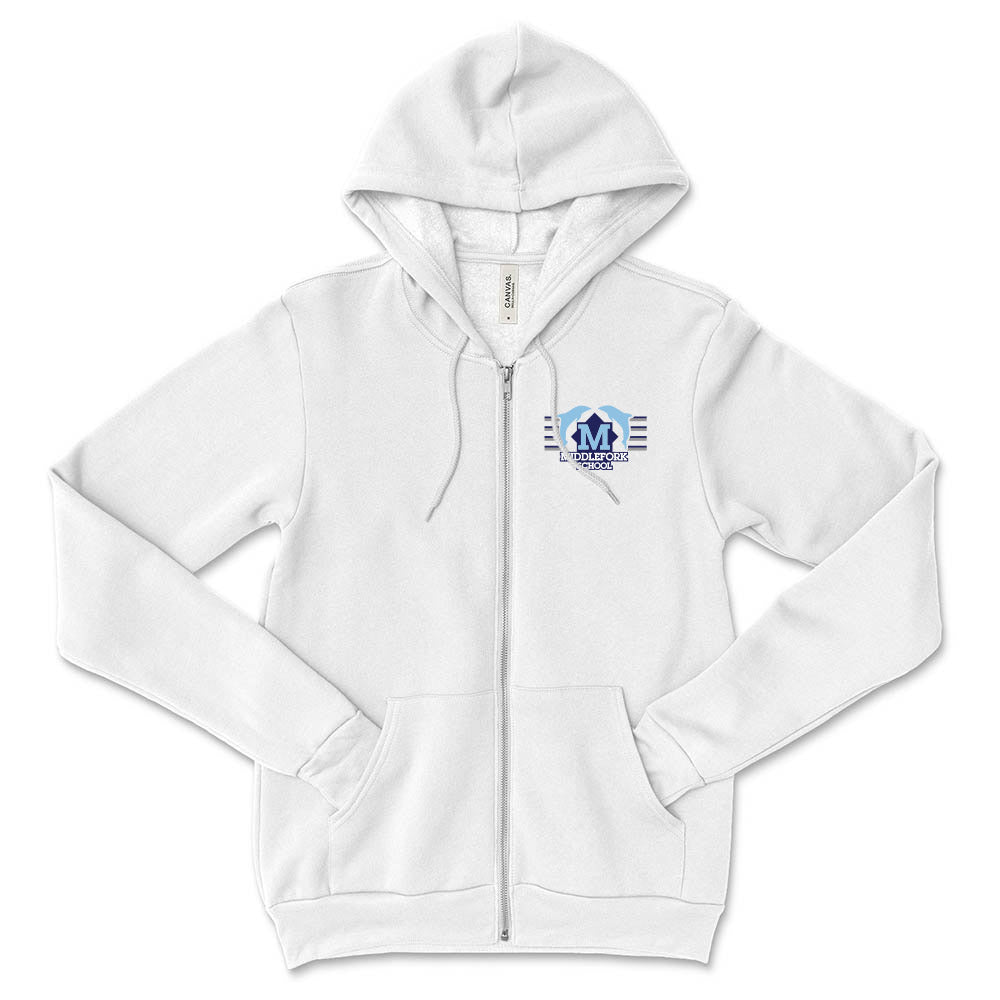 School Logo ~ Zip Hoodie ~ Middlefork Elementary School