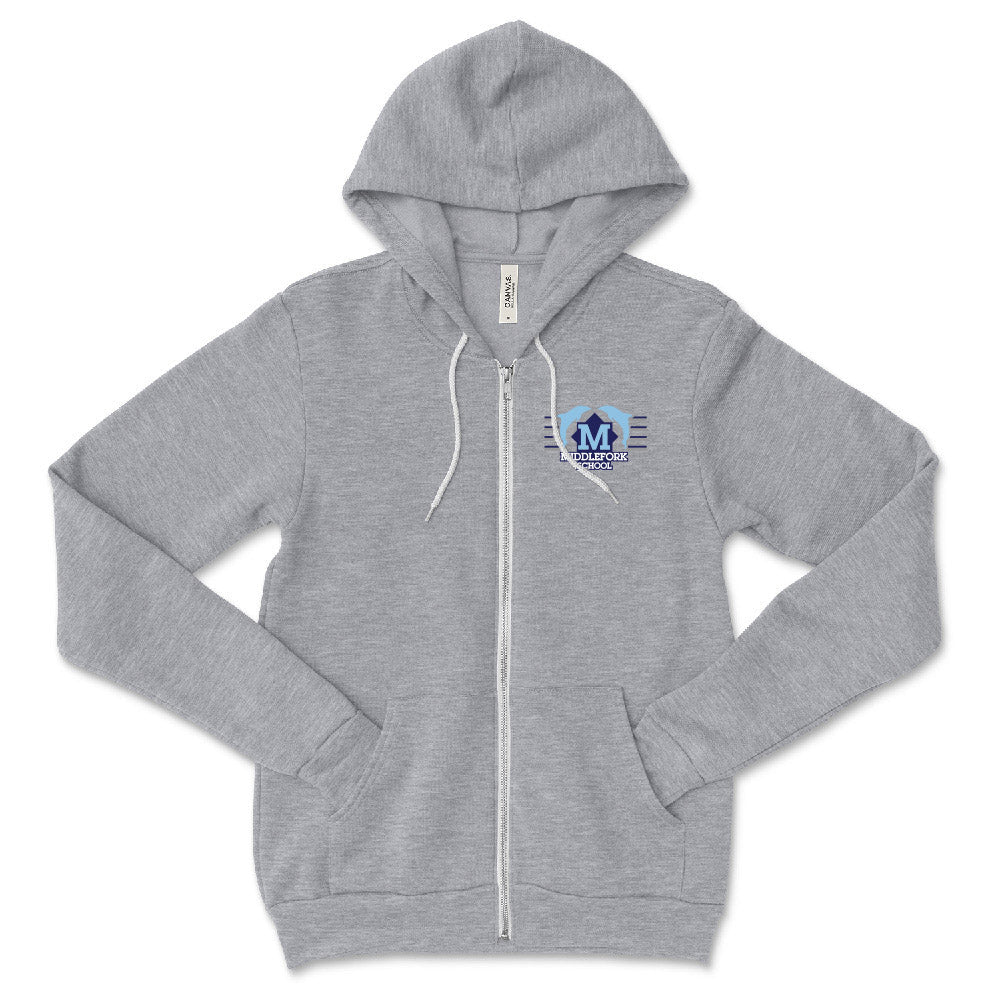 School Logo ~ Zip Hoodie ~ Middlefork Elementary School