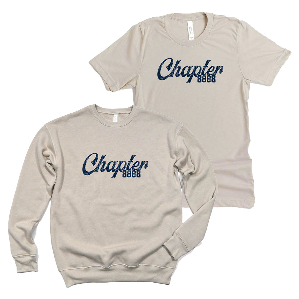 Varsity Script Chapter ~ Tee and Sweatshirt ~ BBYO GMR