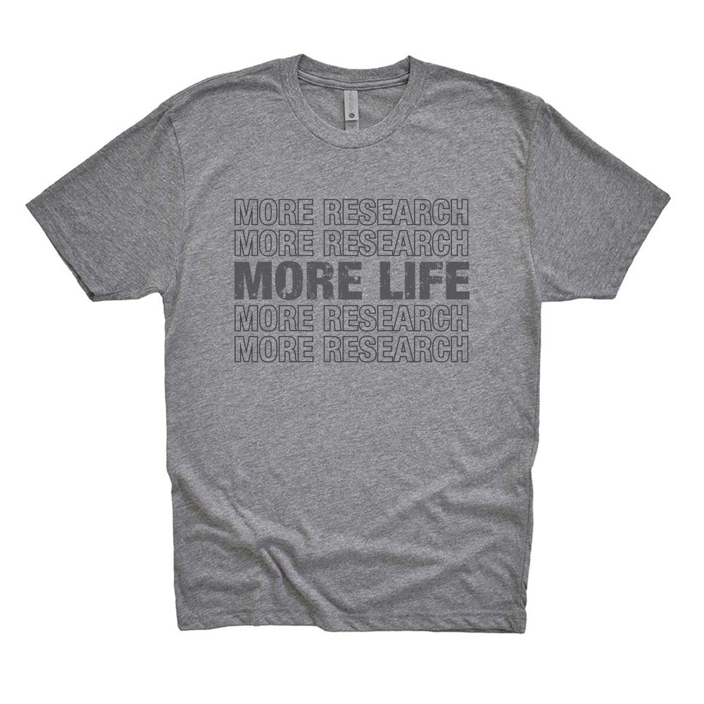 More Research More Life Repeater ~ Triblend T-Shirt ~ ALK+ Positive