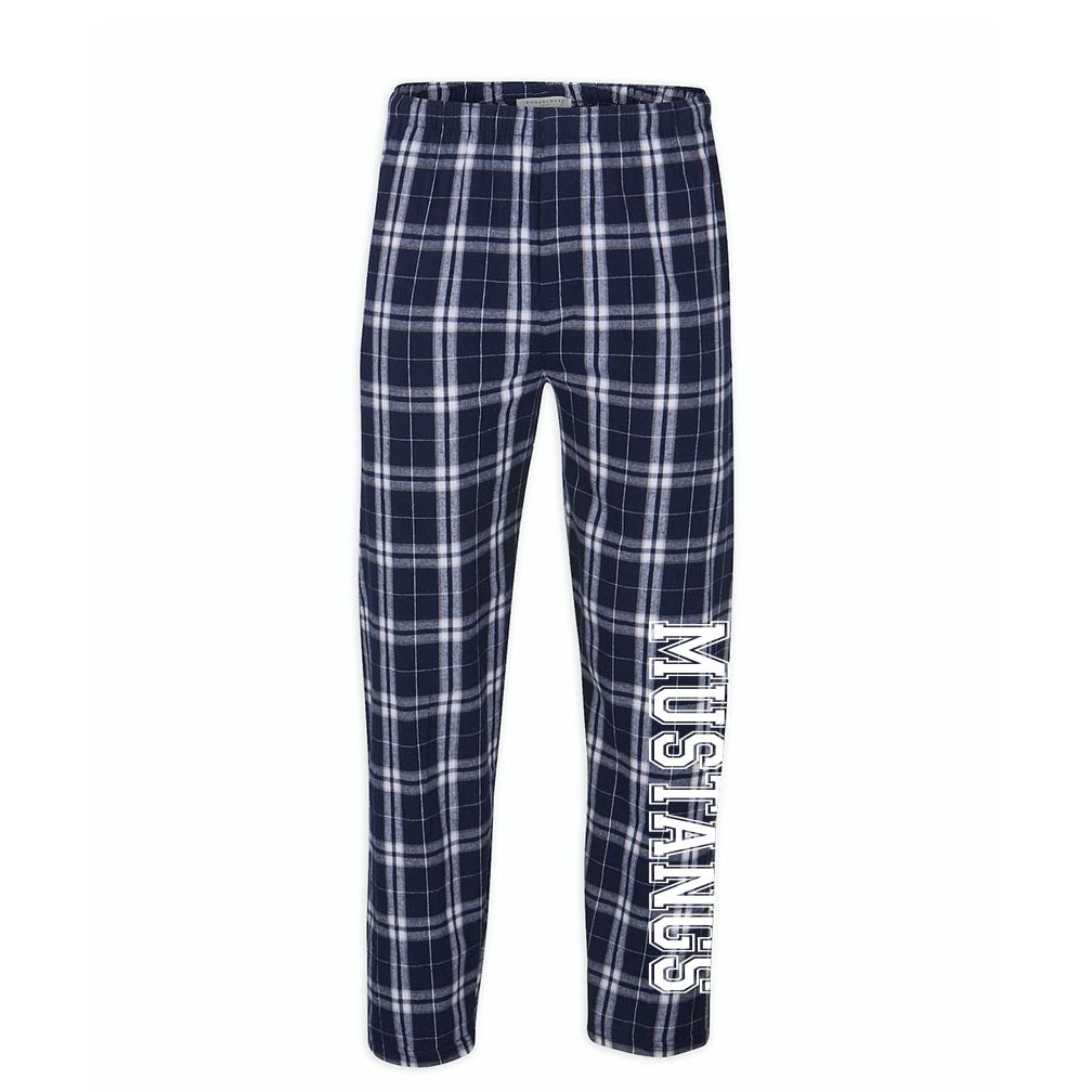 Mustangs Leg ~ Flannel Pants ~ Romona Elementary School