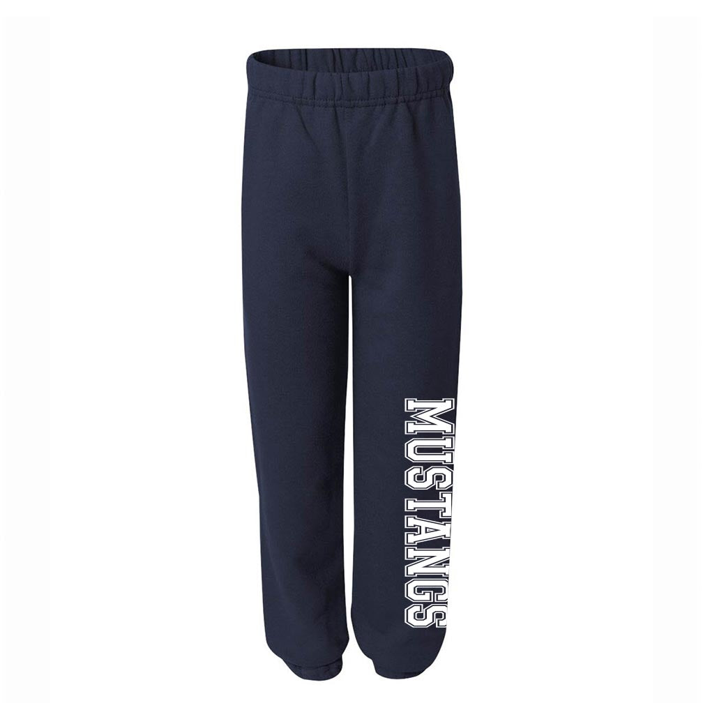 Mustangs Leg ~ Sweatpants ~ Romona Elementary School