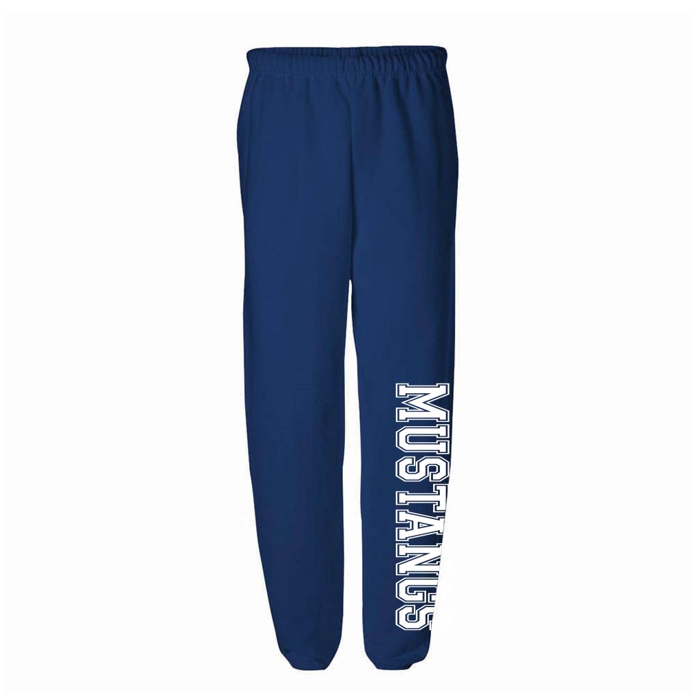 Mustangs Leg ~ Sweatpants ~ Romona Elementary School