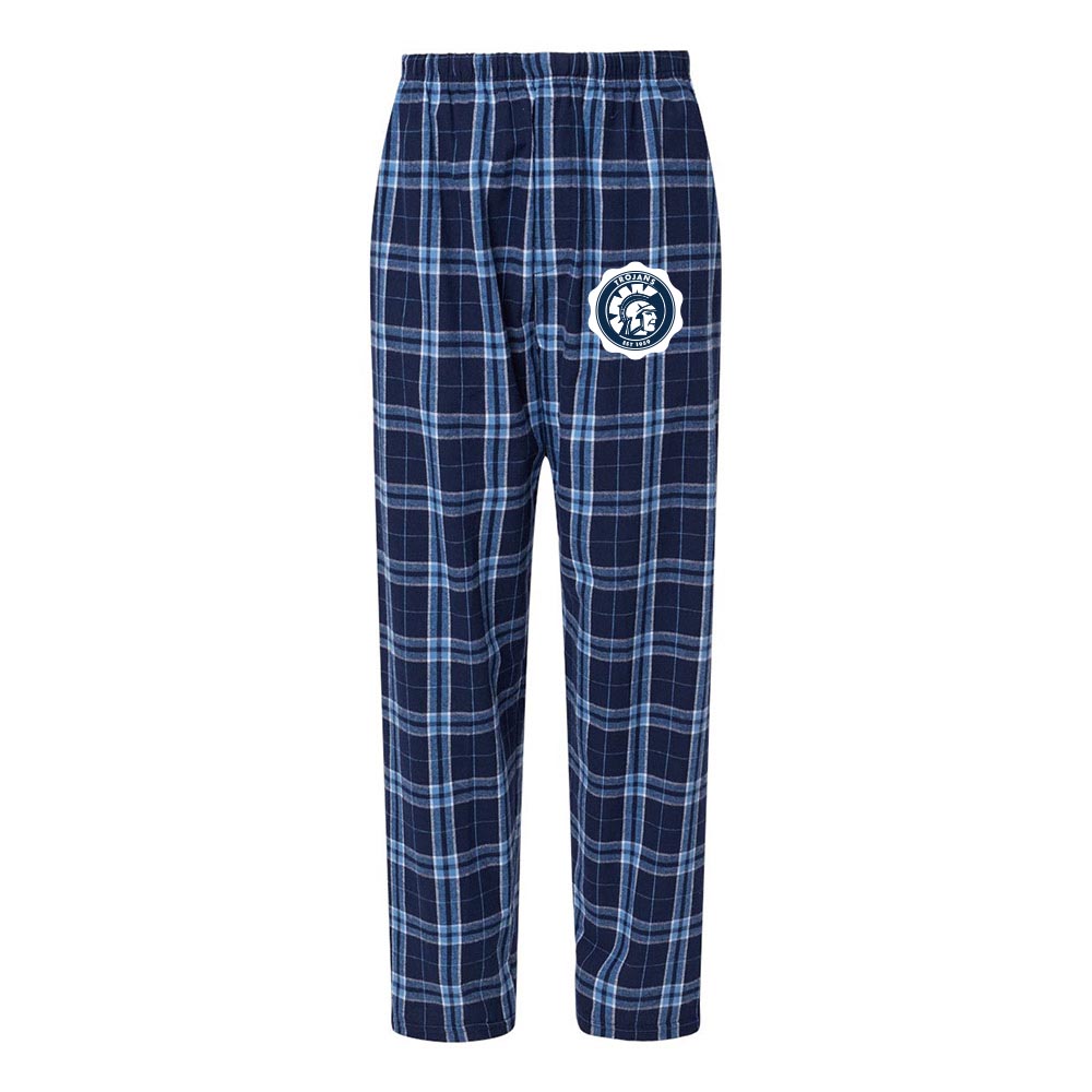 Trojans Seal ~ Flannel Pants ~ Northbrook Junior High