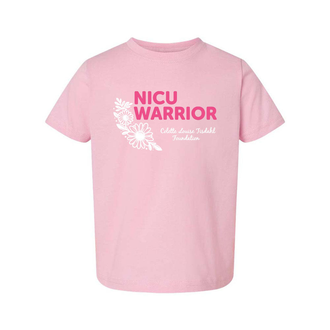 NICU Warrior ~ Toddler Jersey T-Shirt ~ Colette Tisdahl Foundation