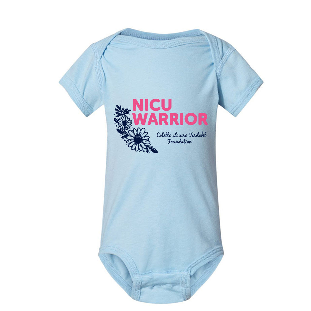 NICU Warrior ~ Jersey Onesie ~ Colette Tisdahl Foundation