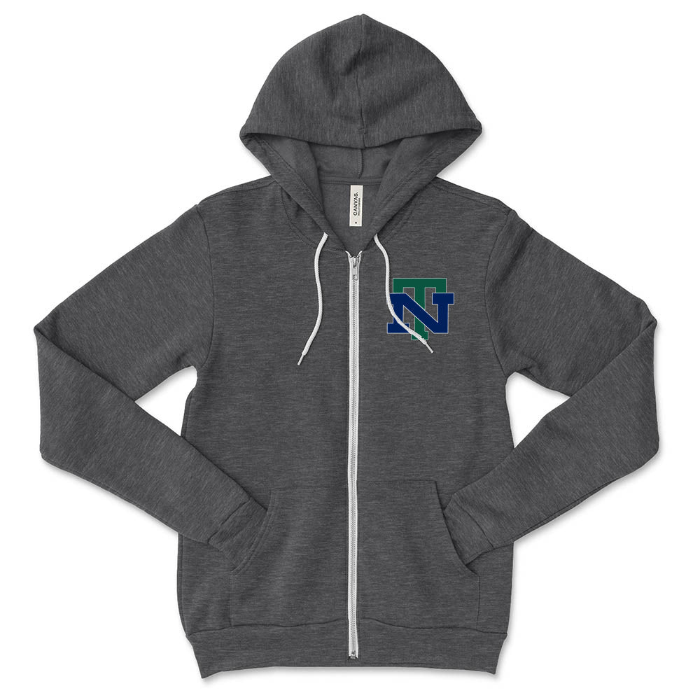 NT Logo ~ Zip Hoodie ~ New Trier High School