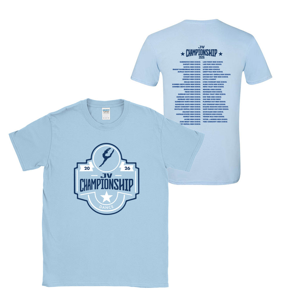 Official Competition ~ Cotton T-Shirt ~ JV Championship 2026-light blue