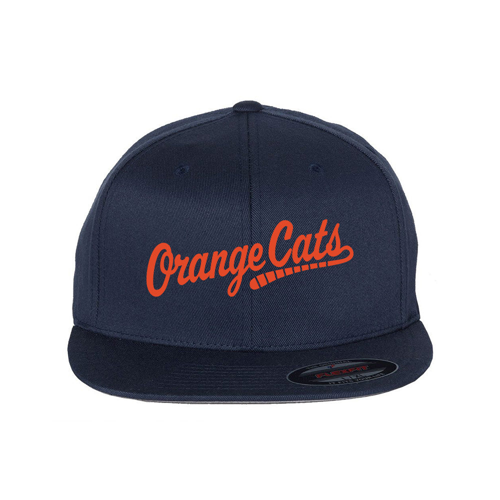 Orange Cats On Field Cap ~ Evanston Baseball