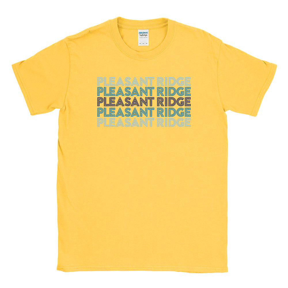 Retro Repeater ~ Cotton T-Shirt ~ Pleasant Ridge Elementary School