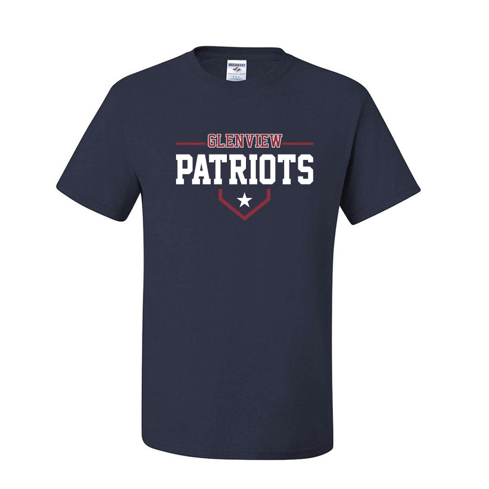 Glenview Patriots 13U White Pigeon Forge ~ 50/50 T-Shirt ~ Glenview Patriots
