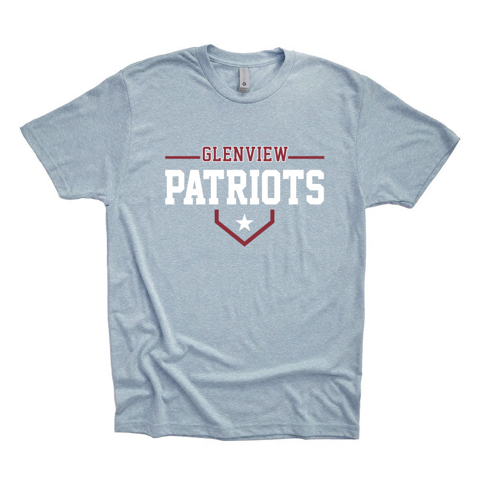 Glenview Patriots 13U White Pigeon Forge ~ Triblend T-Shirt ~ Glenview Patriots