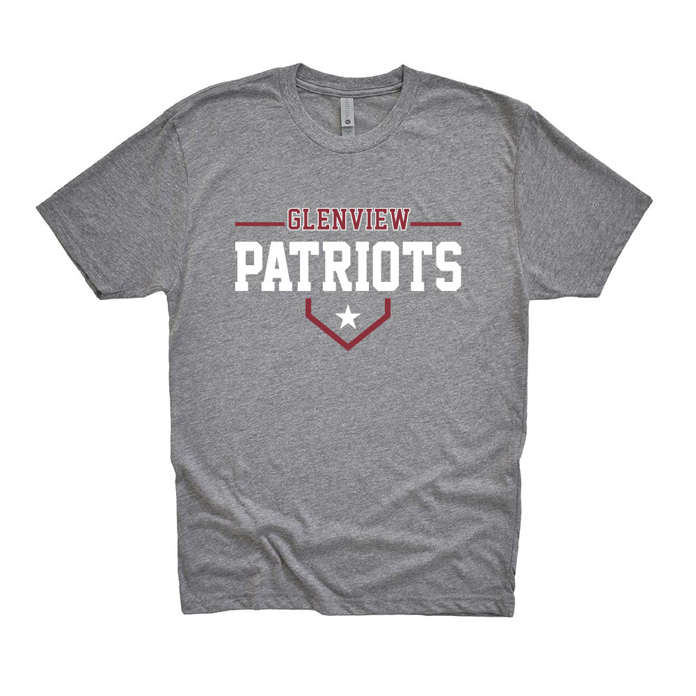 Glenview Patriots 13U White Pigeon Forge ~ Triblend T-Shirt ~ Glenview Patriots