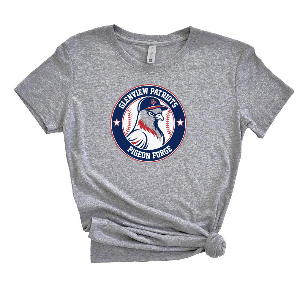 13U White Pigeon Forge - Pigeon Team 2026 ~ Triblend T-Shirt ~ Glenview Patriots