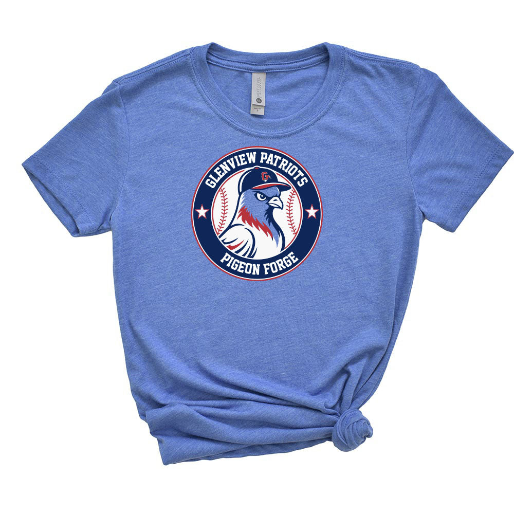 13U White Pigeon Forge - Pigeon Team 2026 ~ Triblend T-Shirt ~ Glenview Patriots