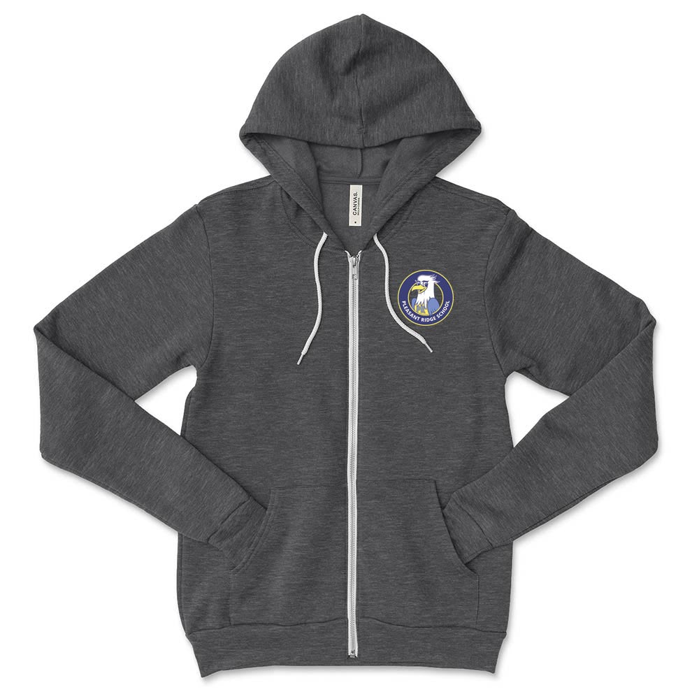 School Logo ~ Zip Hoodie ~ Pleasant Ridge Elementary School