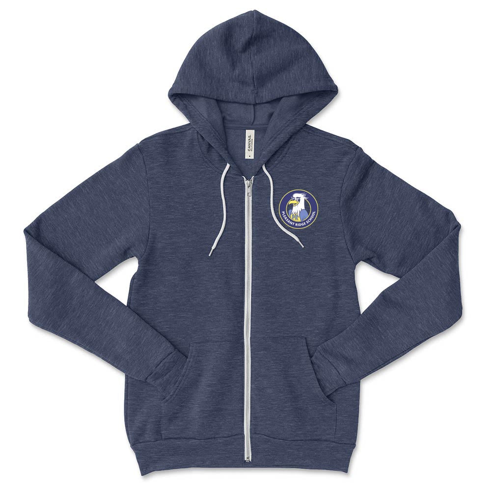 School Logo ~ Zip Hoodie ~ Pleasant Ridge Elementary School