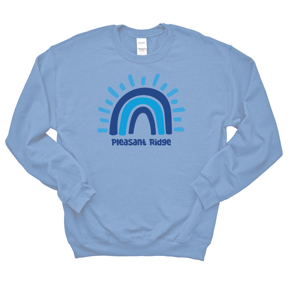Rainbow ~ Crewneck Sweatshirt ~ Pleasant Ridge Elementary School