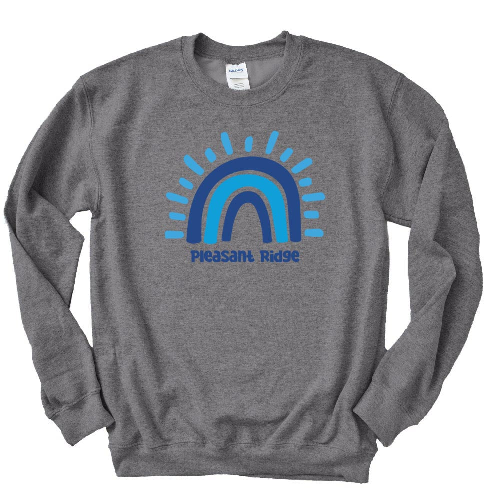 Rainbow ~ Crewneck Sweatshirt ~ Pleasant Ridge Elementary School