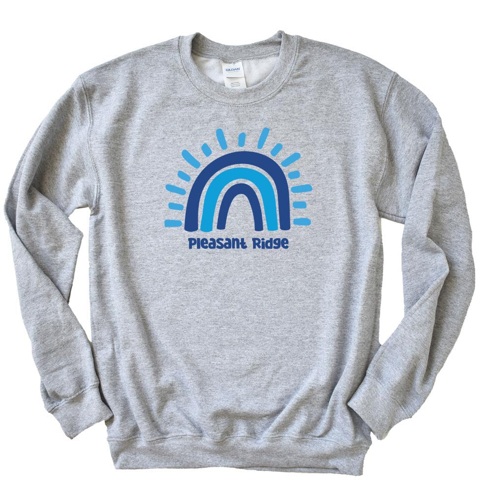 Rainbow ~ Crewneck Sweatshirt ~ Pleasant Ridge Elementary School