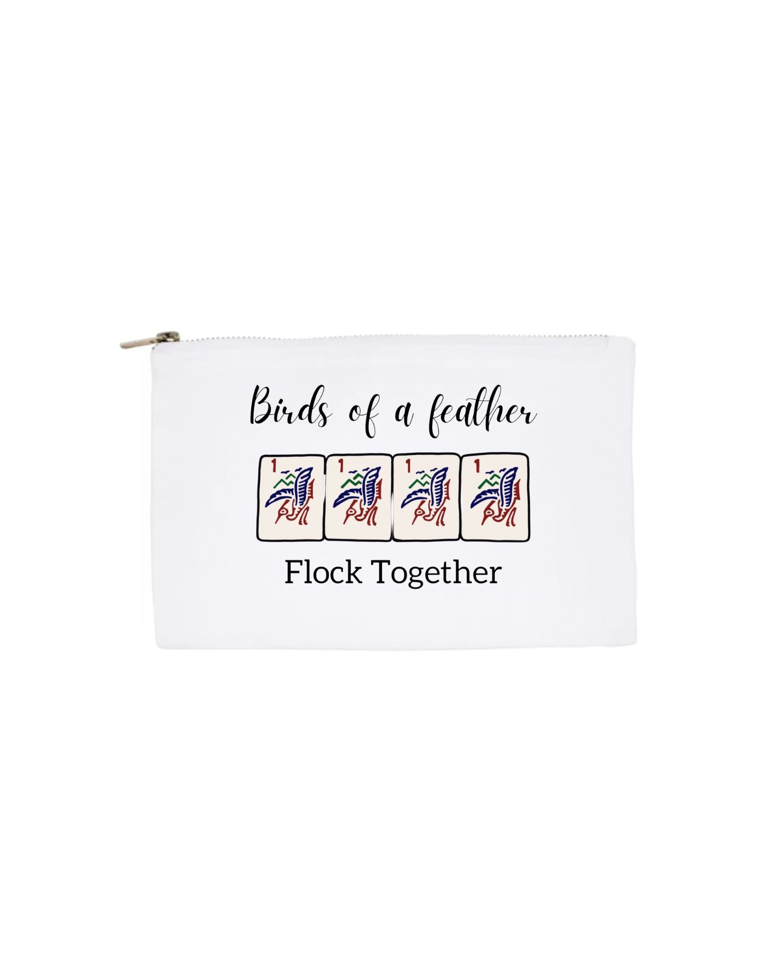Birds of a Feather ~ Zipper Pouch ~ Mimiful Tees