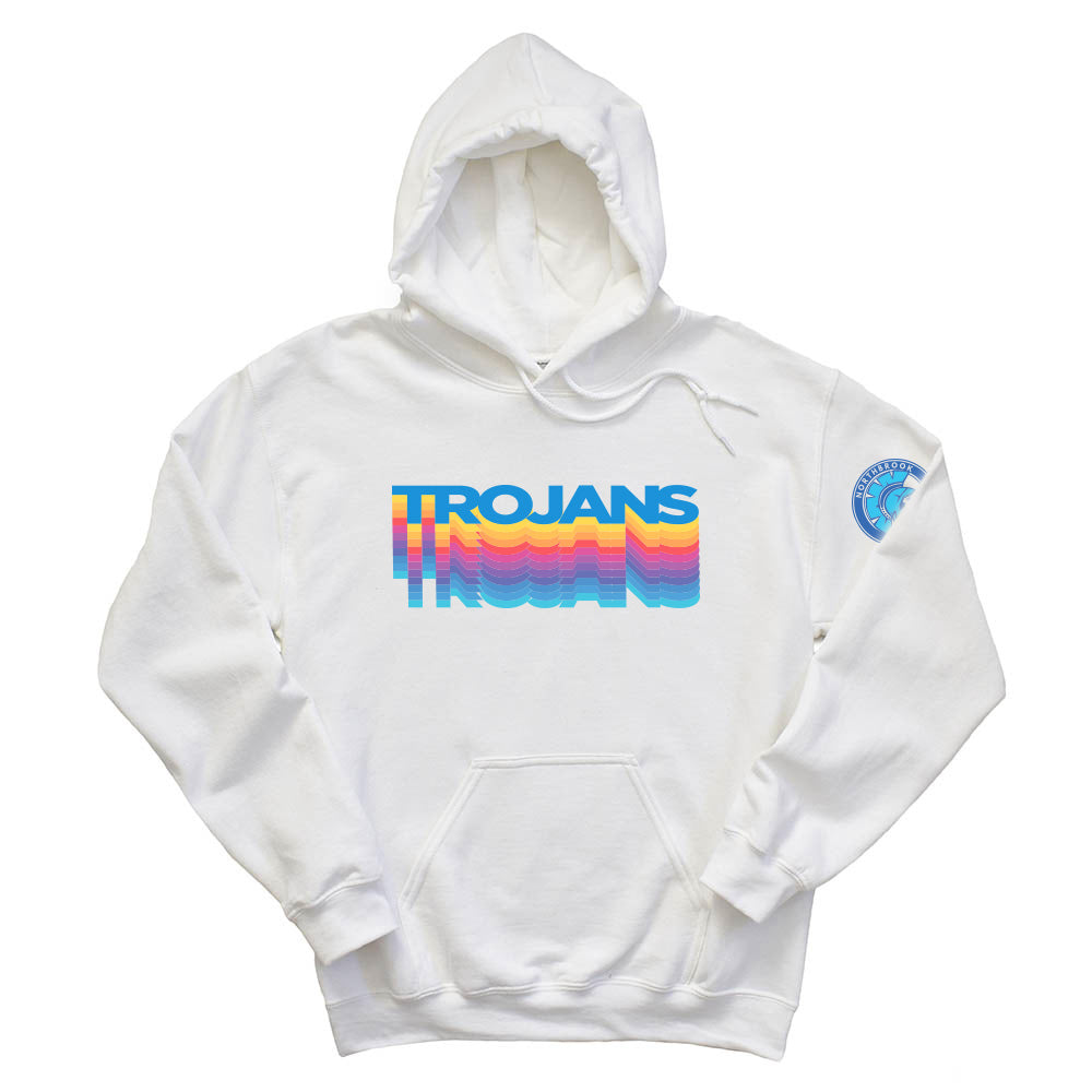 Prismatic Trojans ~ Softstyle Hoodie ~ Northbrook Junior High