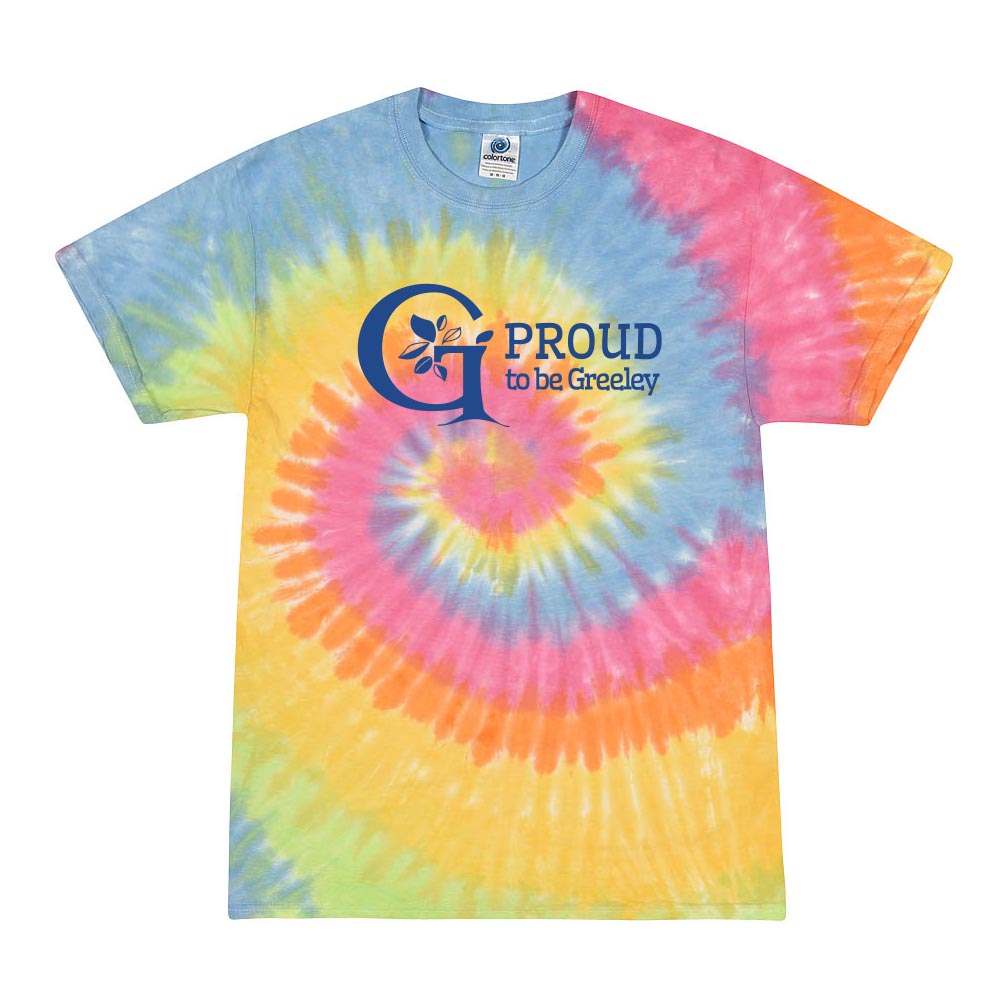 Proud To Be Greeley ~ Tie Dye T-Shirt ~ Greeley Elementary School