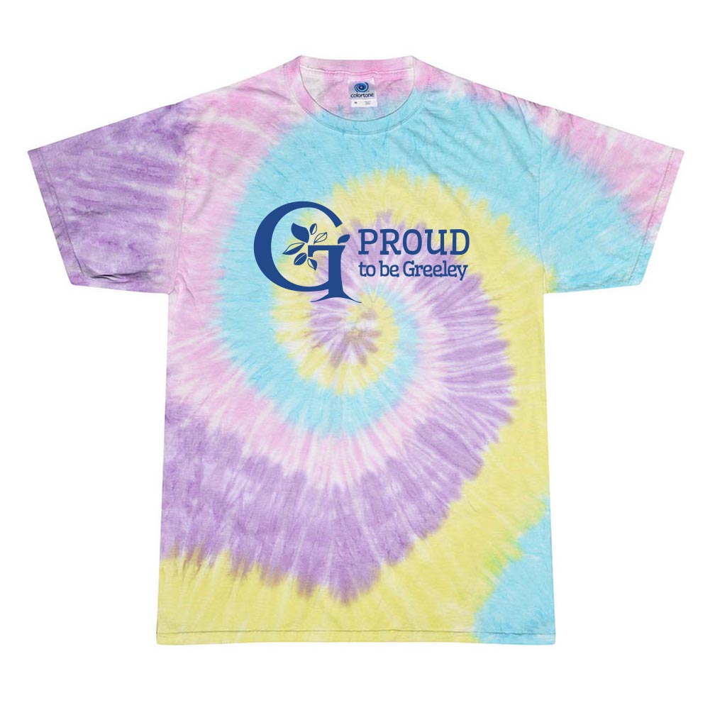 Proud To Be Greeley ~ Tie Dye T-Shirt ~ Greeley Elementary School