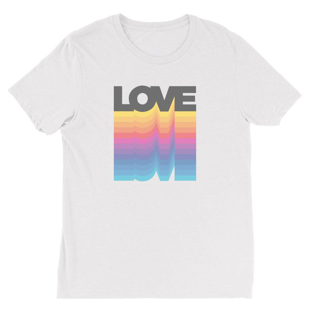 Retro Groovy Love ~ Triblend T-Shirt ~ humanKIND