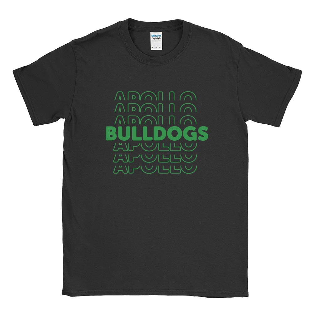 Bulldogs Repeater ~ Cotton T-Shirt ~ Apollo Elementary School