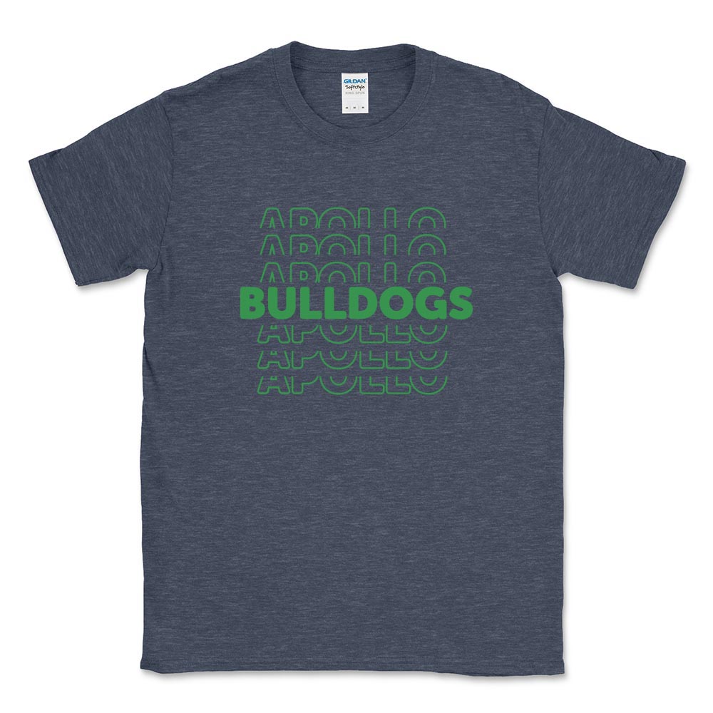 Bulldogs Repeater ~ Cotton T-Shirt ~ Apollo Elementary School