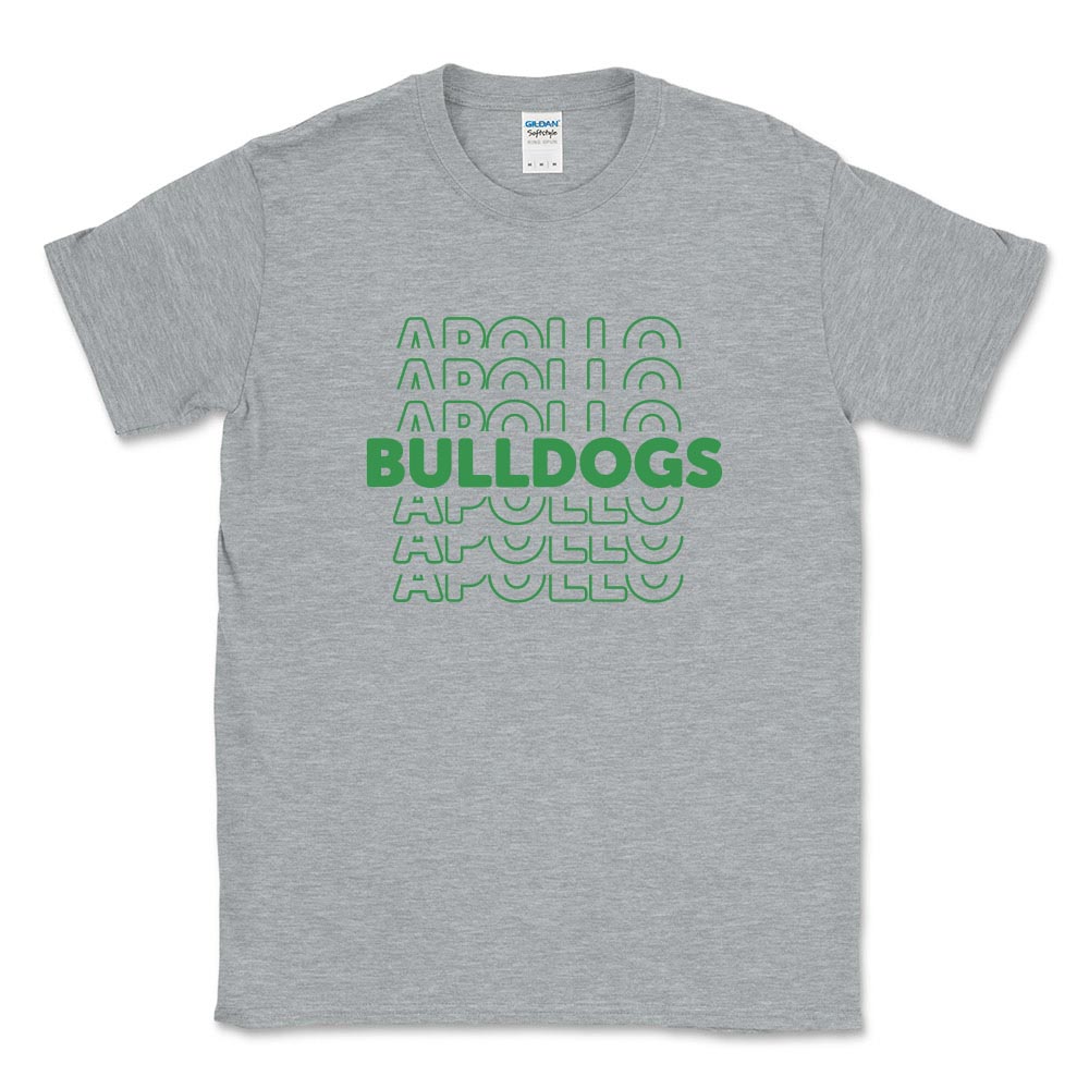 Bulldogs Repeater ~ Cotton T-Shirt ~ Apollo Elementary School