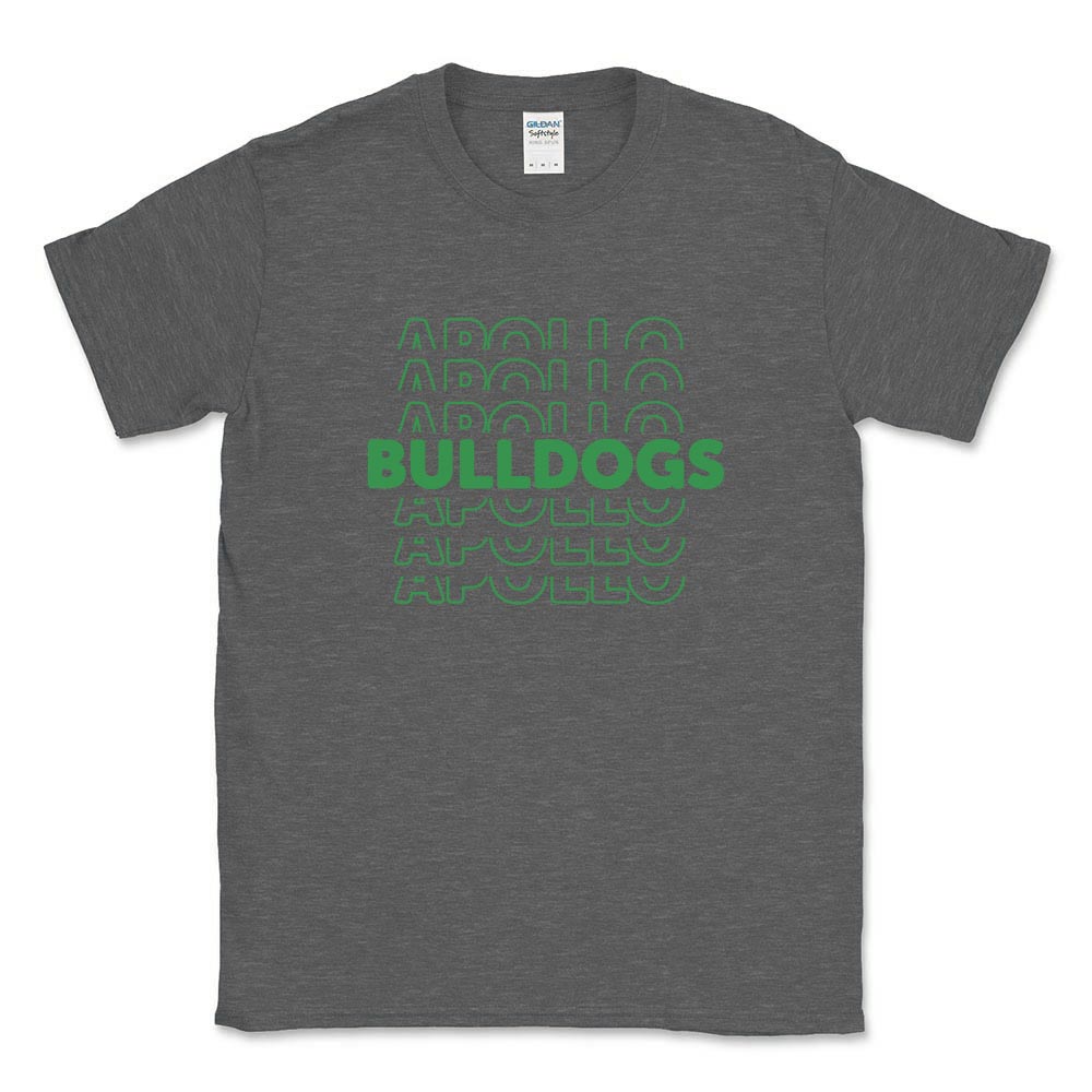 Bulldogs Repeater ~ Cotton T-Shirt ~ Apollo Elementary School