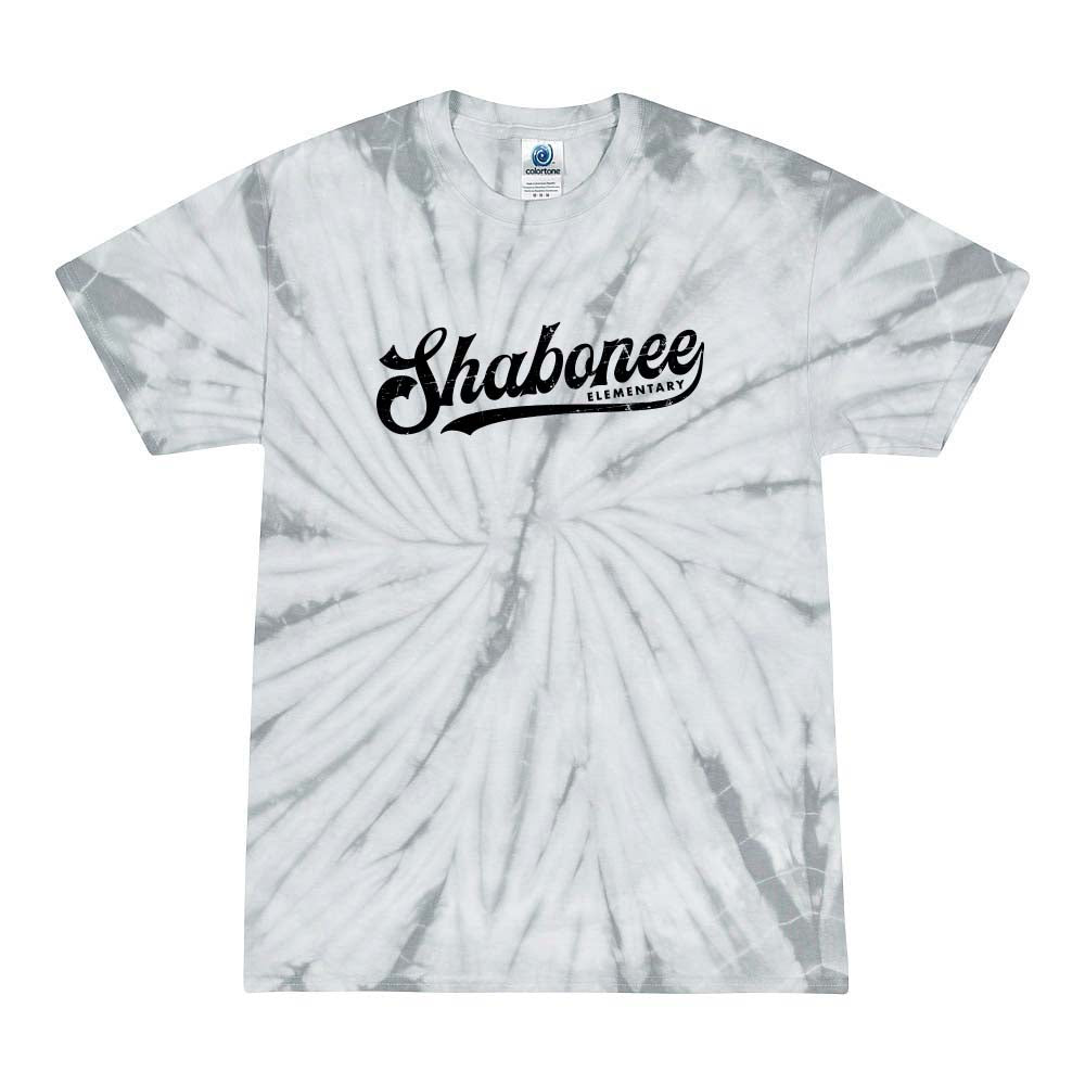 Retro Script ~ Tie-Dye T-Shirt ~ Shabonee Elementary School