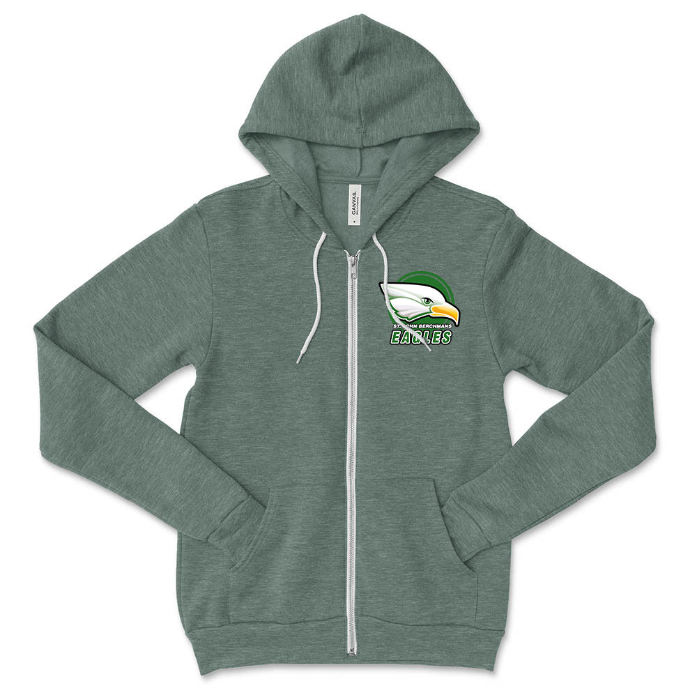 Eagles Mascot ~ Zip Hoodie ~ St John Berchmans