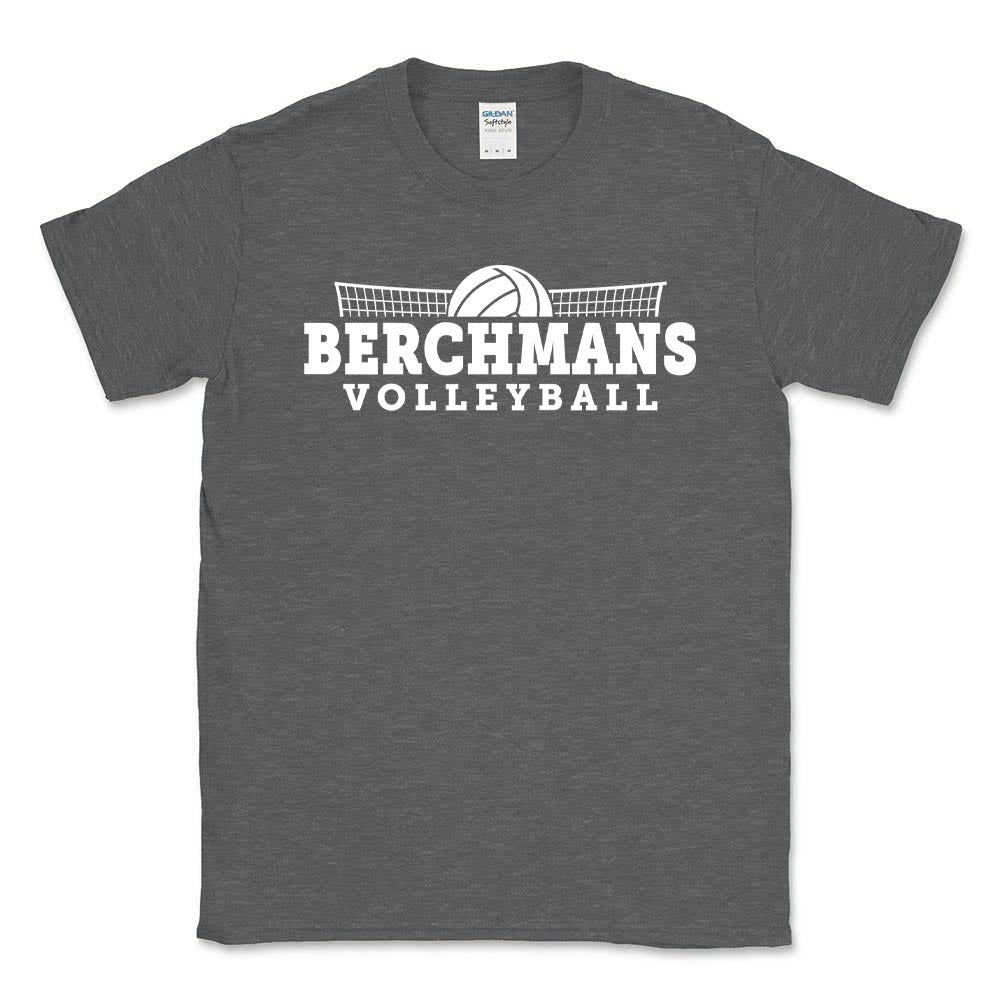 Volleyball Net ~ Cotton T-Shirt ~ Sjb Athletics